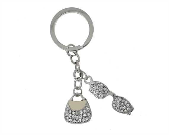 Handbag and Sunglasses Keyring