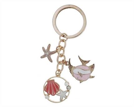 Fish & Starfish Keyring