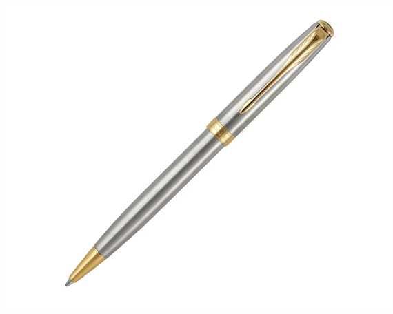 PARKER BALLPOINT PEN SONNET SS GOLD TRIM