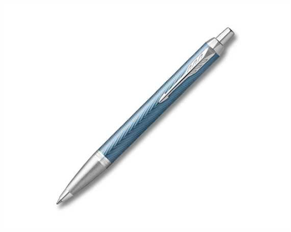 PARKER IM BLUE CHROME TRIM BALLPOINT