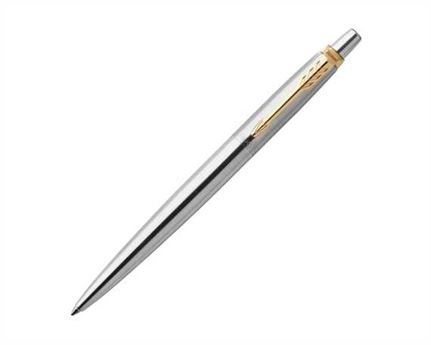 PARKER JOTTER STAINLESS STEEL GOLD TRIM BALLPOINT
