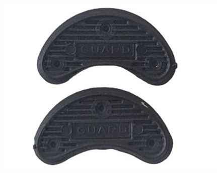 GUARD NYLON HEEL PLATES WITH ADHESIVE SIZE 5 (pair)