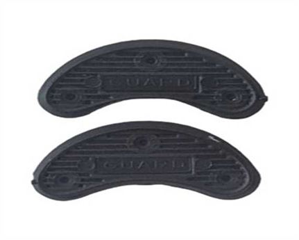 GUARD NYLON HEEL PLATES WITH ADHESIVE SIZE 2 (pair)