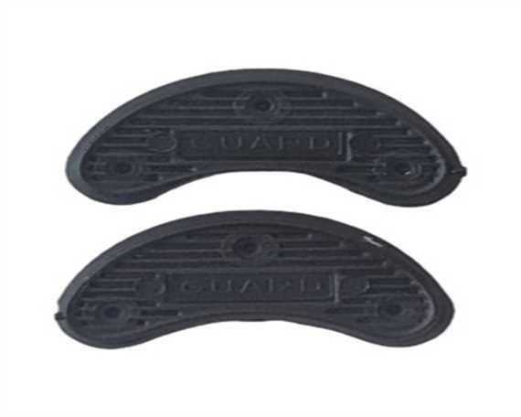 GUARD NYLON HEEL PLATES WITH ADHESIVE SIZE 2 (pair)