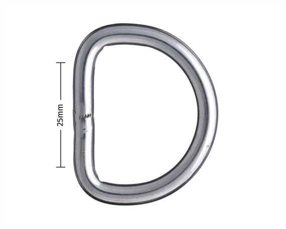DEE STAINLESS STEEL HEAVY 25MM