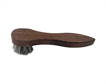 SHOE DOCTOR SHOE BRUSH HORSE HAIR MINI DAUBER with WOODEN HANDLE made in Germany