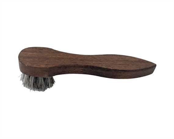 SHOE DOCTOR SHOE BRUSH HORSE HAIR MINI DAUBER with WOODEN HANDLE made in Germany