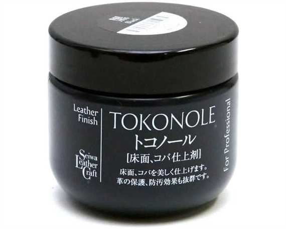 TOKONOLE BURNISHING GUM BLACK 120g Made in Japan