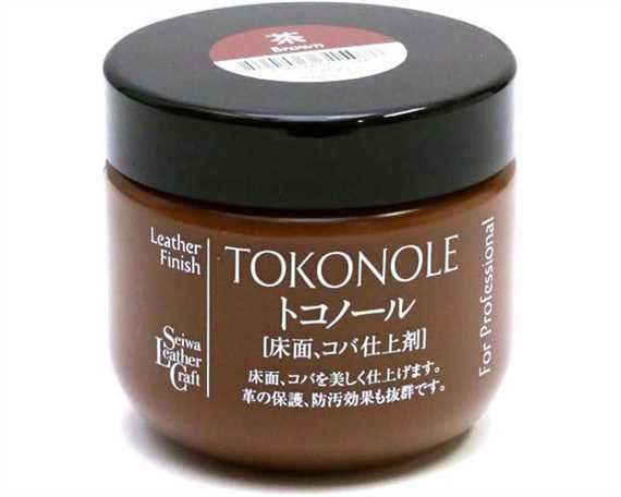 TOKONOLE BURNISHING GUM BROWN 120g Made in Japan