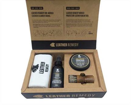 LEATHER REMEDY ANTI-MOULD LEATHER CARE KIT | 4 PIECE GIFT SET