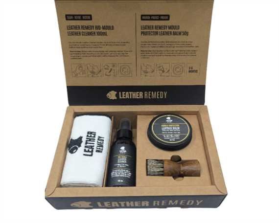 LEATHER REMEDY ANTI-MOULD LEATHER CARE KIT | 4 PIECE GIFT SET