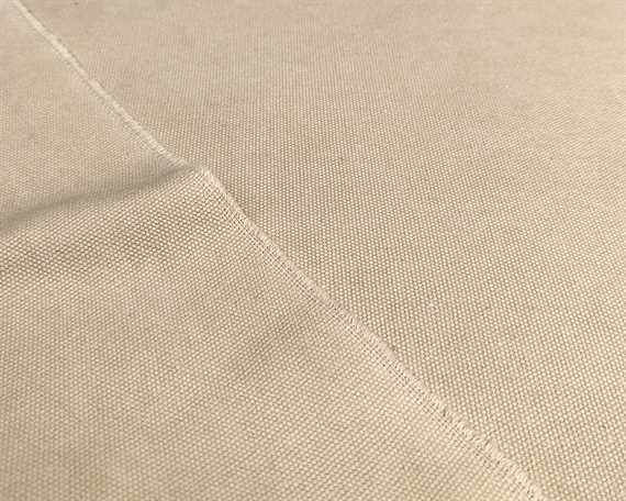100% RECYCLED YARN DYED CANVAS 16oz BONE #01 140cm Wide (Lineal Metre)