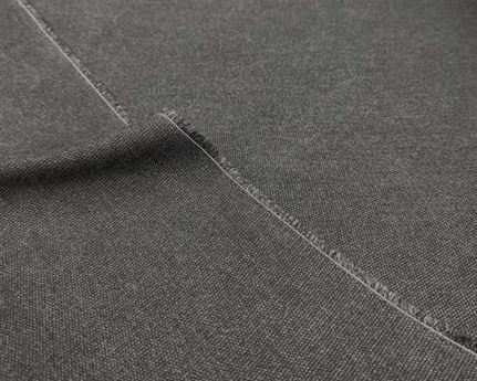 100% RECYCLED YARN DYED CANVAS 16oz CHARCOAL #06 140cm Wide (Lineal Metre)