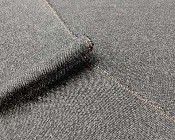 100% RECYCLED WASHED CANVAS 16oz BLACK MARLE #06 140cm Wide (Lineal Metre)
