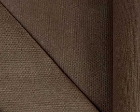 100% WAXED COTTON CANVAS 16oz DARK COFFEE #29 140cm Wide (Lineal Metre)