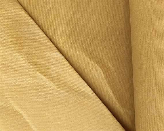 100% WAXED COTTON CANVAS 16oz MUSTARD #34 140cm Wide (Lineal Metre)