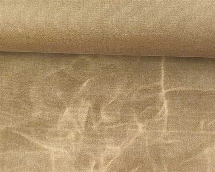 100% WAXED COTTON CANVAS 12oz CAMEL #16 140cm Wide (Lineal Metre)