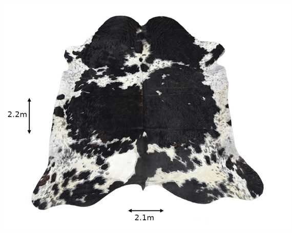  COWHIDE RUG TRI COLOUR LARGE (rug pictured sent)