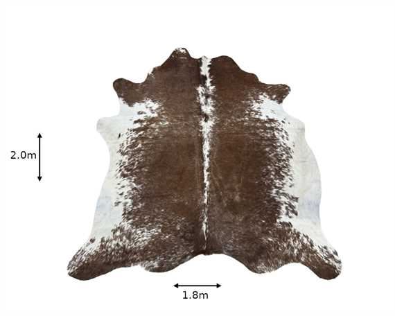  COWHIDE RUG SALT & PEPPER small (rug pictured sent)