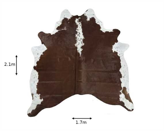 COWHIDE RUG HEREFORD small (rug pictured sent)