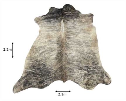 COWHIDE RUG EXOTIC LARGE (rug pictured sent)