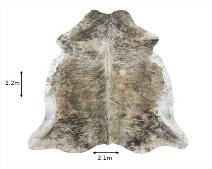  COWHIDE RUG EXOTIC LARGE (rug pictured sent)