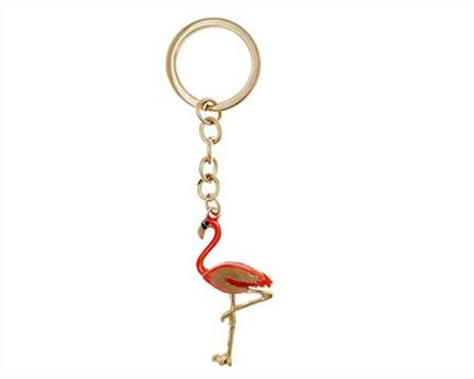 Flamingo Keyring