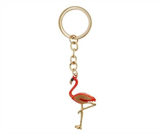 Flamingo Keyring