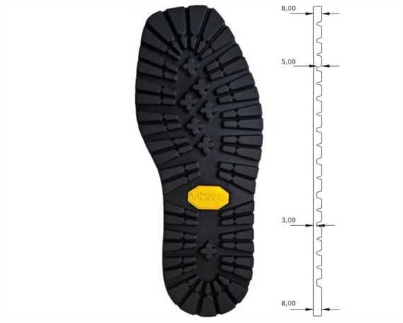 VIBRAM JANKUAT SOLE 41/42 1220