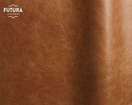FUTURA PISTA HAZELNUT SEMI ANILINE UPHOLSTERY LEATHER FULL HIDE